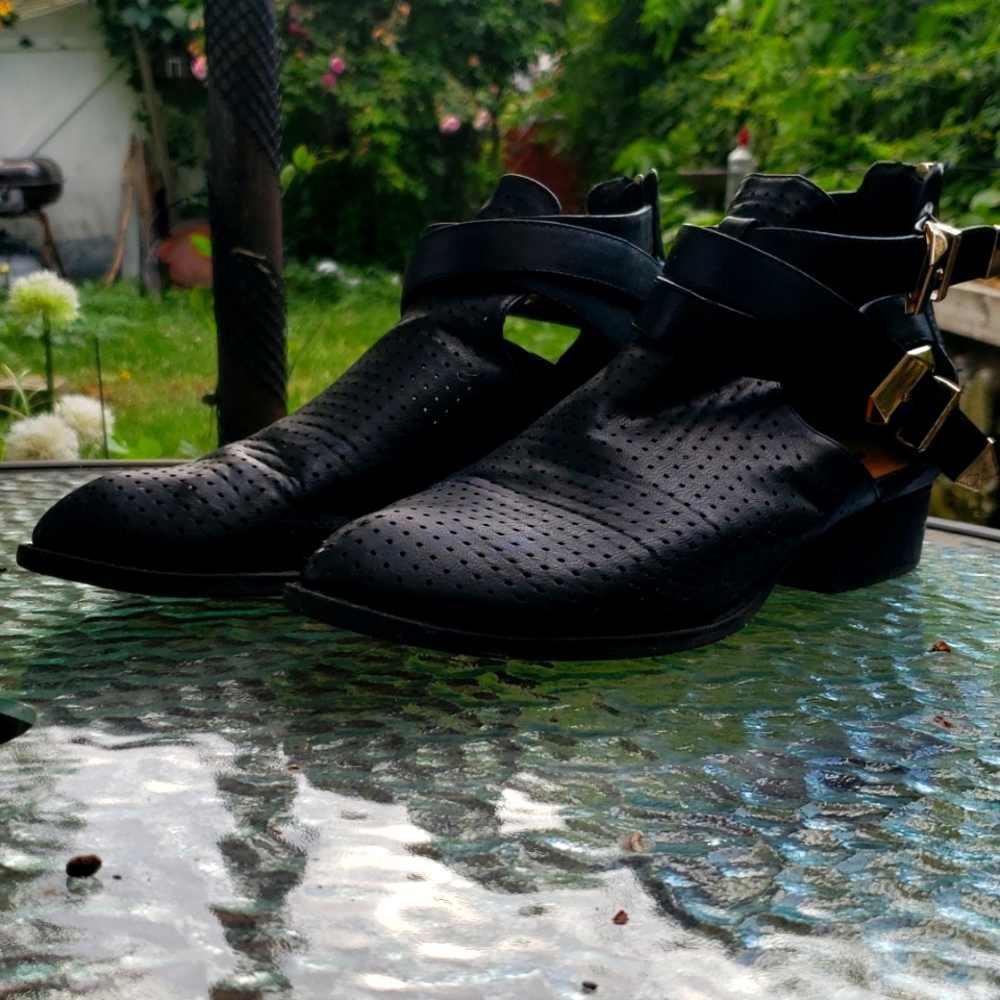 Perforated boots